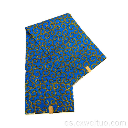 Hot Sale African Wax Fabrics impresas por Yards